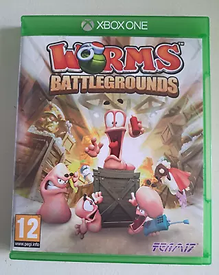 Worms Battlegrounds Xbox One Game + Manual - FAST TRACKED POST • $24.88