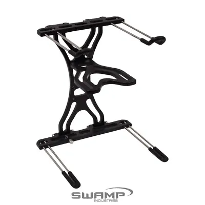 SWAMP LS-500 X-stand Heavy Duty DJ Laptop Stand With Interface Tray - Dual Tier • $84.99