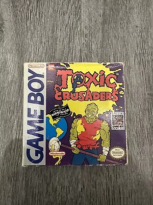 Nintendo Gameboy Toxic Crusaders MEGA RARE With Box • $1500
