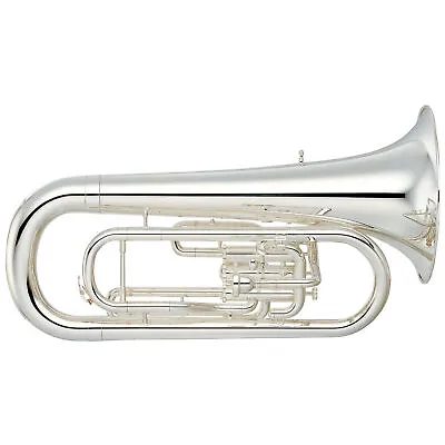Yamaha YEP-201M Series Convertible Marching Bb Euphonium Silver Brass Tuba • $3089.99