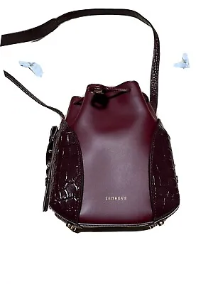 $212.40 • Buy Senreve Mini Fiore Bucket Bag, Vegan Misto RRP$850 Currant Colour! Brand New Bag
