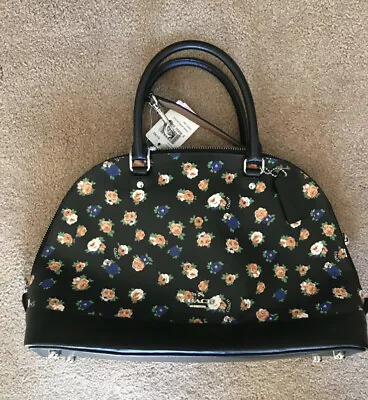 Coach Satchel Floral Purse Beautiful New With Tags  • $159