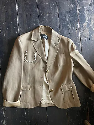 Vintage MOSCHINO Studded Safari  Jacket • $123.18