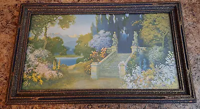 1920s R Atkinson Fox Garden Of Hope Deco Original Framed Prints • $200