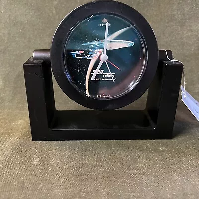 1992 Centric Star Trek Next Generation Enterprise 1701D Analog Desk Alarm Clock • $20