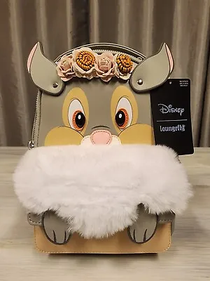 Loungefly Disney Bambi Thumper Bunny Rabbit Floral Spring Easter Mini Backpack • $125