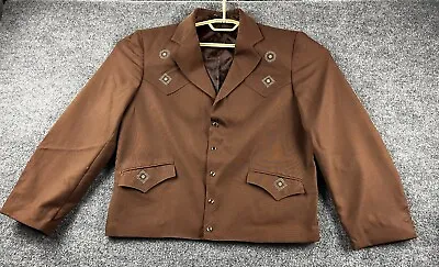 Vintage H Bar C Ranchwear Bolero Jacket Adult Size 42R 60s Rockabilly • $109.72