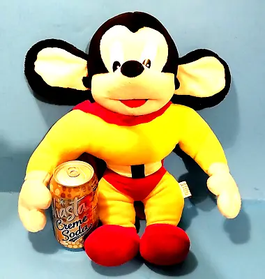 Vtg 2002 Viscom 16  MIGHTY MOUSE Plush Old Cartoon Toy Stuffed Terrytoons 1940s • $17.98