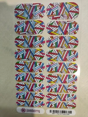 $6 • Buy 🌟Jamberry Nail Wrap Full Sheet Nail Art Stickers - Pop Art Fusion