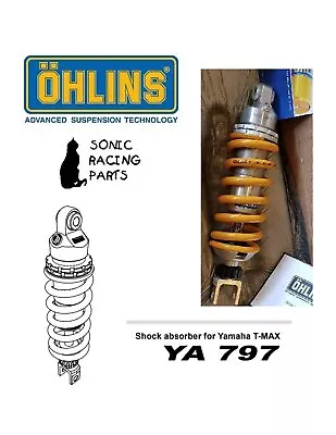 Ya 797 Rear Shock Absorber Ohlins Yamaha T-max 530 - 2017 2020 • $694.25