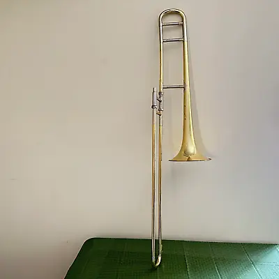 Vintage 1940s German Majestic Trombone Markneukirchen Serial Number 21687 • $150