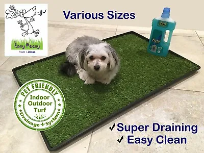 £26.49 • Buy Dog Puppy Pet K9 Toilet Mat Loo Potty Indoor Outdoor House Training Pad Tray