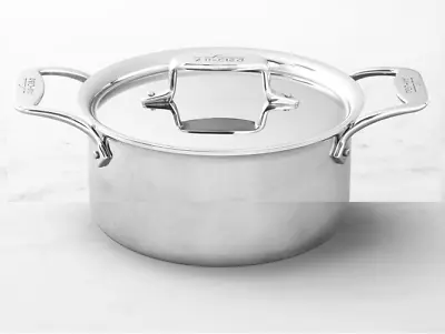 All-Clad D5 Stainless-Steel Polished 3-Qt Casserole • $119.99
