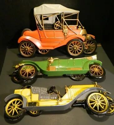 Vintage Burwood Products Co. Set Of (3) Antique Cars Wall Art (1977) Excellent • $39.99