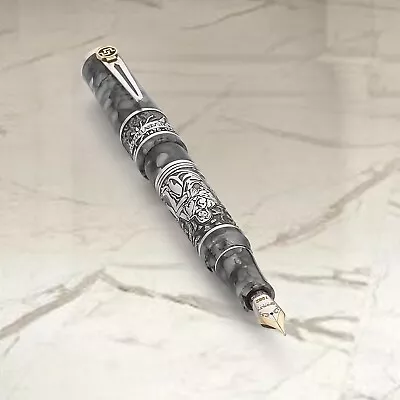 Marlen La Pietà Fountain Pen 18kt Gold Nib | Limited Edition 499 Pcs | Brand New • $599