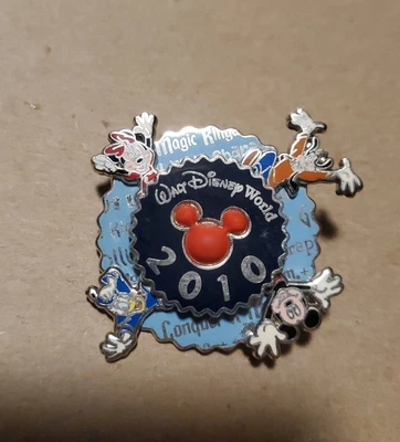 $5.95 • Buy Walt Disney World Official Pin Trading 2010 Spinning Mickey Minnie Goofy Donald