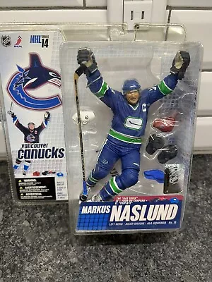 2007 Mcfarlane Markus Naslund Vancouver Canucks Hockey Series 14 Variant Nip  • $29