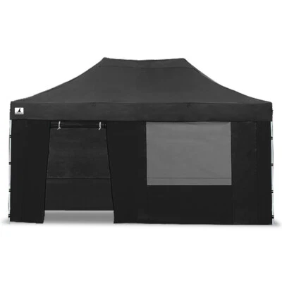 $312.84 • Buy Wallaroo 3x4.5m Pop-Up Gazebo Outdoor Party Wedding Event Tent Marquee Black