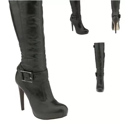 L.A.M.B LEATHER Boots 9 Sexy Gwen Stefani Great Condition! • $85
