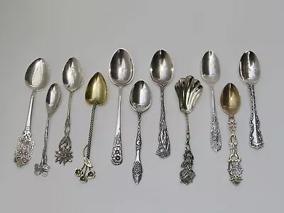 Antique Collection Of 11 Sterling Silver Flatware • $115.58