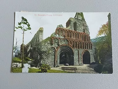 1920 Postcard St Botolph's Priory Colchester Essex Posted • £1.50