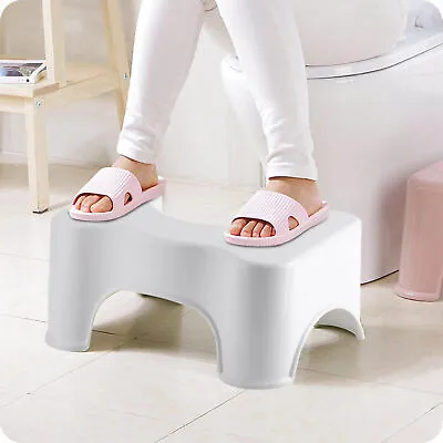 £9.09 • Buy Non Slip Toilet Stool Bath Bathroom Squat Step Stool Platform Sit Step Shower Uk