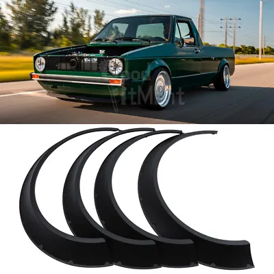 For VW Rabbit Pickup 1980-1983 4.5  Fender Flares Wheel Arch Extra Wide Body Kit • $99.22