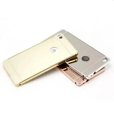 Mirror Aluminium Metal Bumper Case And Tempered Glass H9 Etue Cover • $8.57