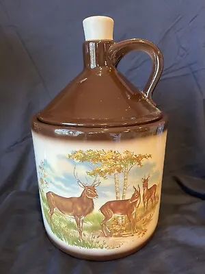 Vintage Deer Family Jug Cookie Jar • $25