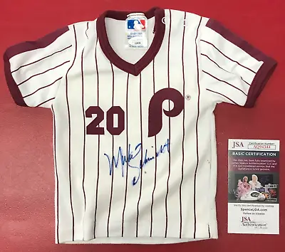 Mike Schmidt Signed Mini Jersey JSA Cert. MLB #20 Philadelphia Phillies HOF '95! • $125