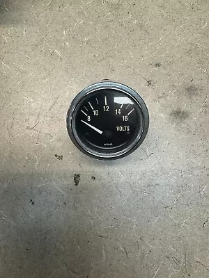 VDO 332 260 001 Volt Meter Dial 8 – 16 Volt 12V 2 3/16”  52mm Cockpit Tested • $19