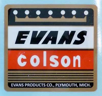 1950's Evans Colson Tricycle Trike Bike Head Badge Decal • £14.60