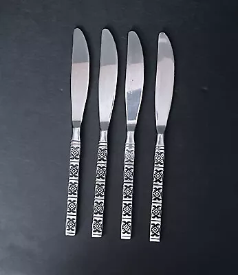Vintage EKCO Eterna Stainless Steel 4 In The Set Of Knives Korea • $19.99