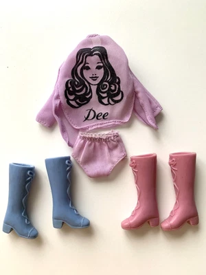 £15 • Buy Vintage Matchbox Disco Girls Dee Outfit And 2 Pairs Of Boots