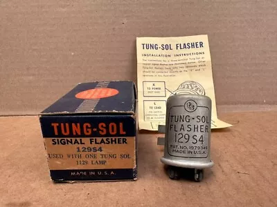 Original NOS Tung Sol Warning Signal Flasher 129S4 6V Collectors Item • $67.15