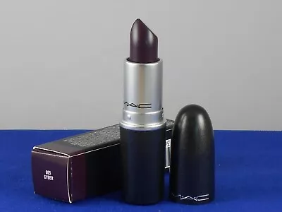 MAC Satin Finish CYBER Intense Blackish Purple Lipstick FS 3g/.1oz • $16.99