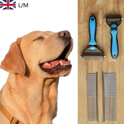 Cat Brush Undercoat Rake For Small Medium Large Dogs Dematting Deshedding Comb • £5.99