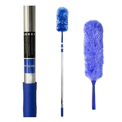 £22.99 • Buy Extendable Duster Feather Head Telescopic Handle Extra Long Reach 3.5m WinHux