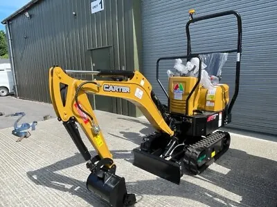 ***Brand New***Carter CT10 Pro Mini Digger WISBECH 3 Buckets Warranty***PLUS VAT • £6995