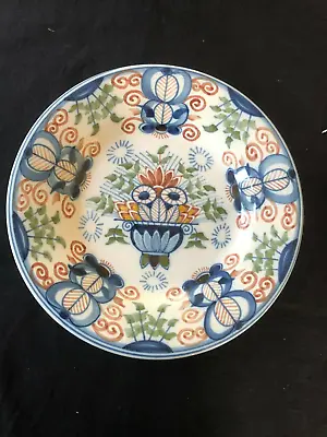 Antique MAKKUM  PLATE Ø 9.2 Inch Tichelaar Delft Holland • $79