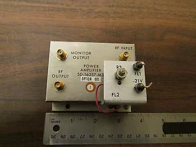 Power Amplifier SD-16257-M3 Option 001 RF Microwave SMA • $14.95