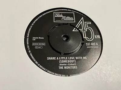 Tamla Motown-monitors-share A Little Love With Me/barbara Mcnair-baby A Go Go-ex • £19.99