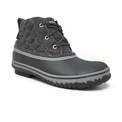 Eddie Bauer Hunt Pac Waterproof Duck Boots Booties Shoes Womens Size 6 Gray • $32.97