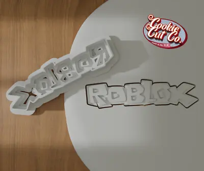 Roblox Logo Cutter Cookie Cutters Fondant  - 3D Printed - CookieCutCo • £4.99