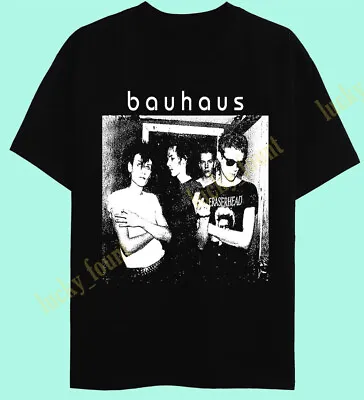 Vintage Bauhaus Music Band Cotton Black Shirt DE16001 • $8.99