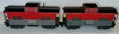 Two (2) Vintage Marx Marlines NYC 20102 O Gauge Caboose Train Cars • $14