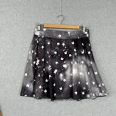 Hot Topic Sailor Moon Luna Galaxy Mini Skater Skirt Womens Size L Large • £15.34