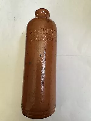 Vintage Small Stoneware Bottle Erven Lucas Bols Amsterdam • $19.99