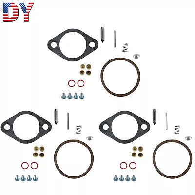 3 X Carburetor Rebuild Kit Repair For 809735A1 Mercury Force 90 95 HP Outboard • $32.86