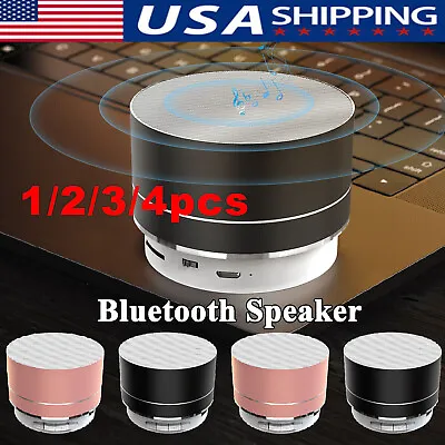 Mini Portable Bluetooth Speaker Rechargeable Wireless Stereo Bass USB/TF/FM Mode • $17.29